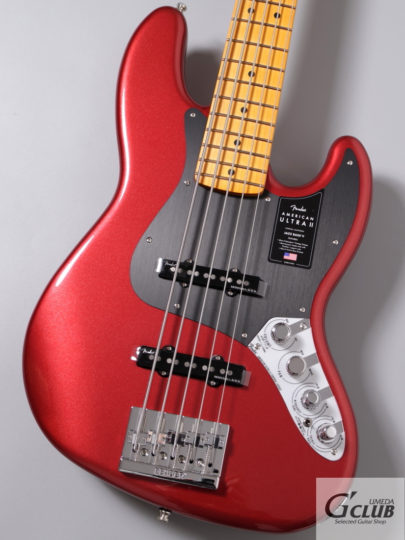 Fender American Ultra II Jazz Bass V / Sinister Red【5弦】【4.54kg