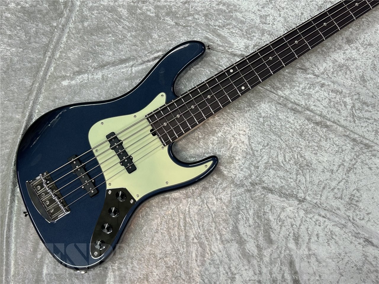 ベース Kikuchi Hermes RV5 Ash Kikuchi Guitars Hermes RV5 Ash (Dark Lake Placid Blue)（新品特価