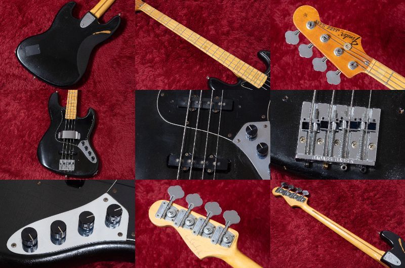 Fender 1976 Jazz Bass BLK Sadowsky Mod. 5.605kg #698362【GIB横浜