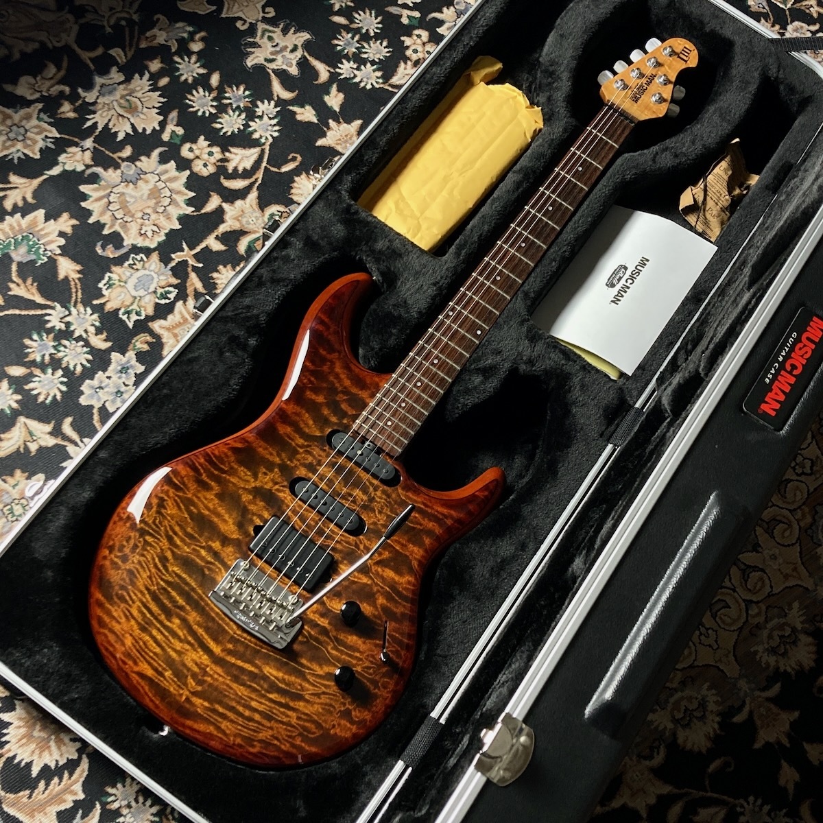 MUSIC MAN BFR Luke 3 / LIII HSS Quilt Top / Hazel Burst（中古
