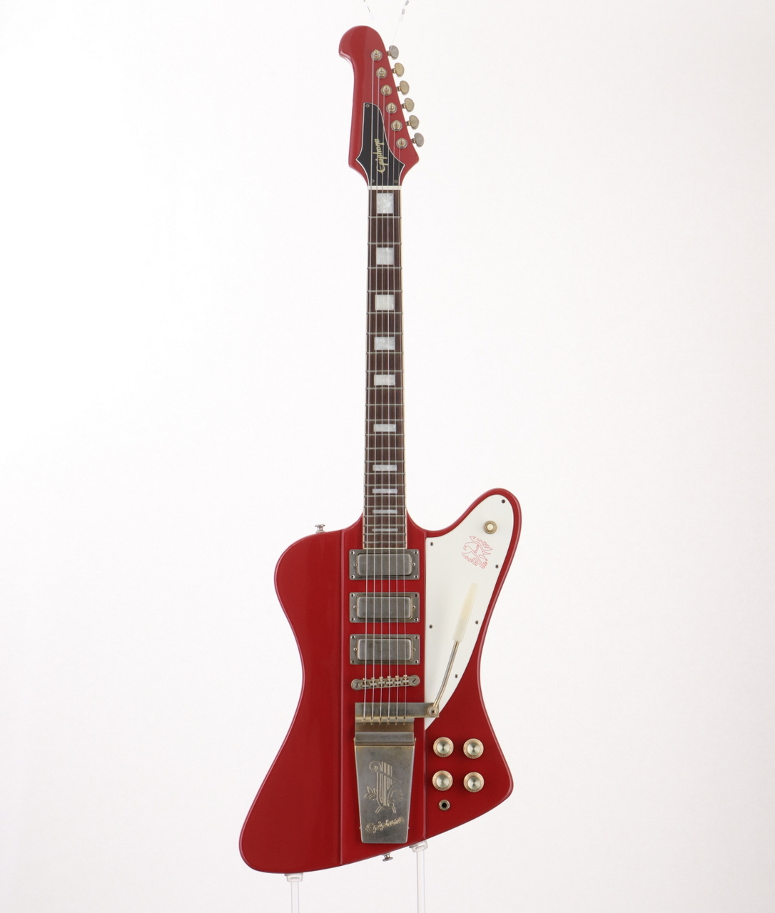 J*様 Epiphone ファイヤーバード 63 Firebird Ⅶ Epiphone 1963 Firebird VII Reissue Cardinal Red 【新宿店