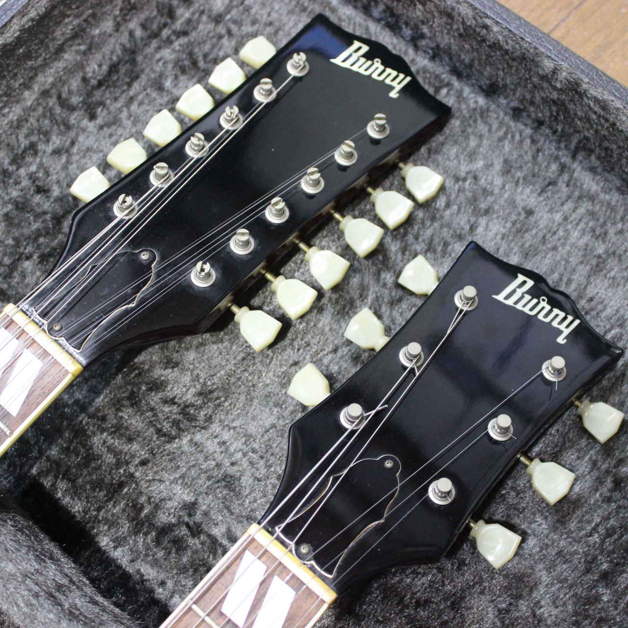 Burny SG-140JP CHERRY JIMMY PAGE STYLE バーニー ダブルネック 1980