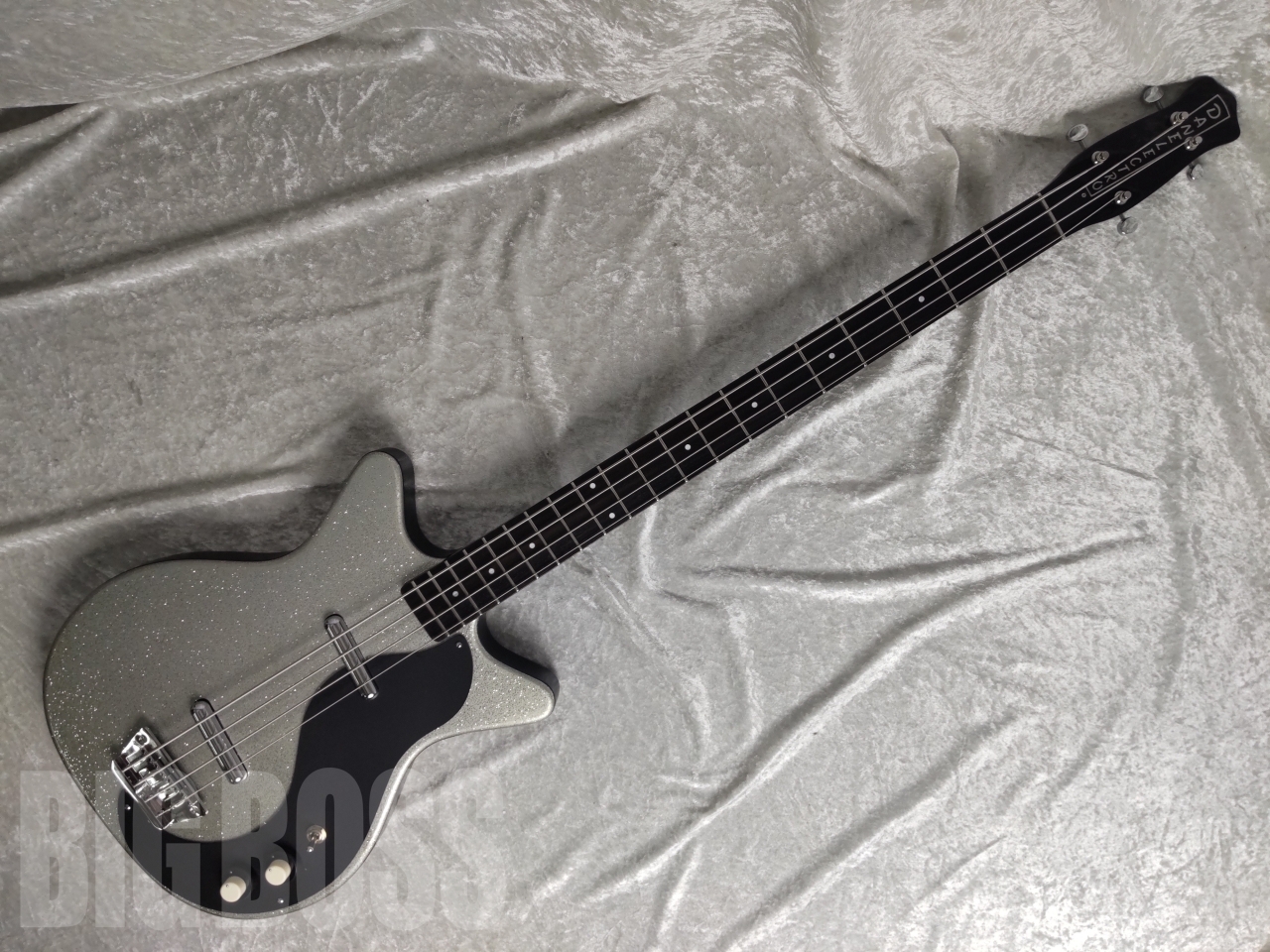 Danelectro 59DC LONGSCALE BASS (METALFLAKE SILVER)（新品/送料無料
