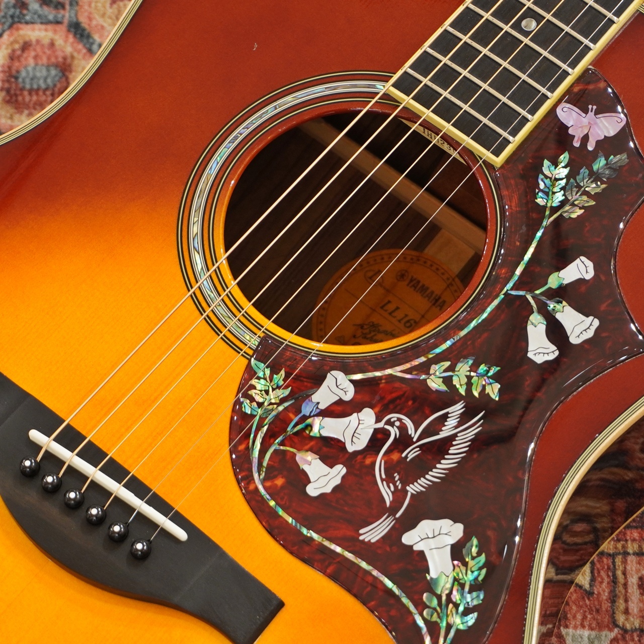 YAMAHA LL16 ARE / BS(Brown Sunburst) 【改造あり中古】【オール単板