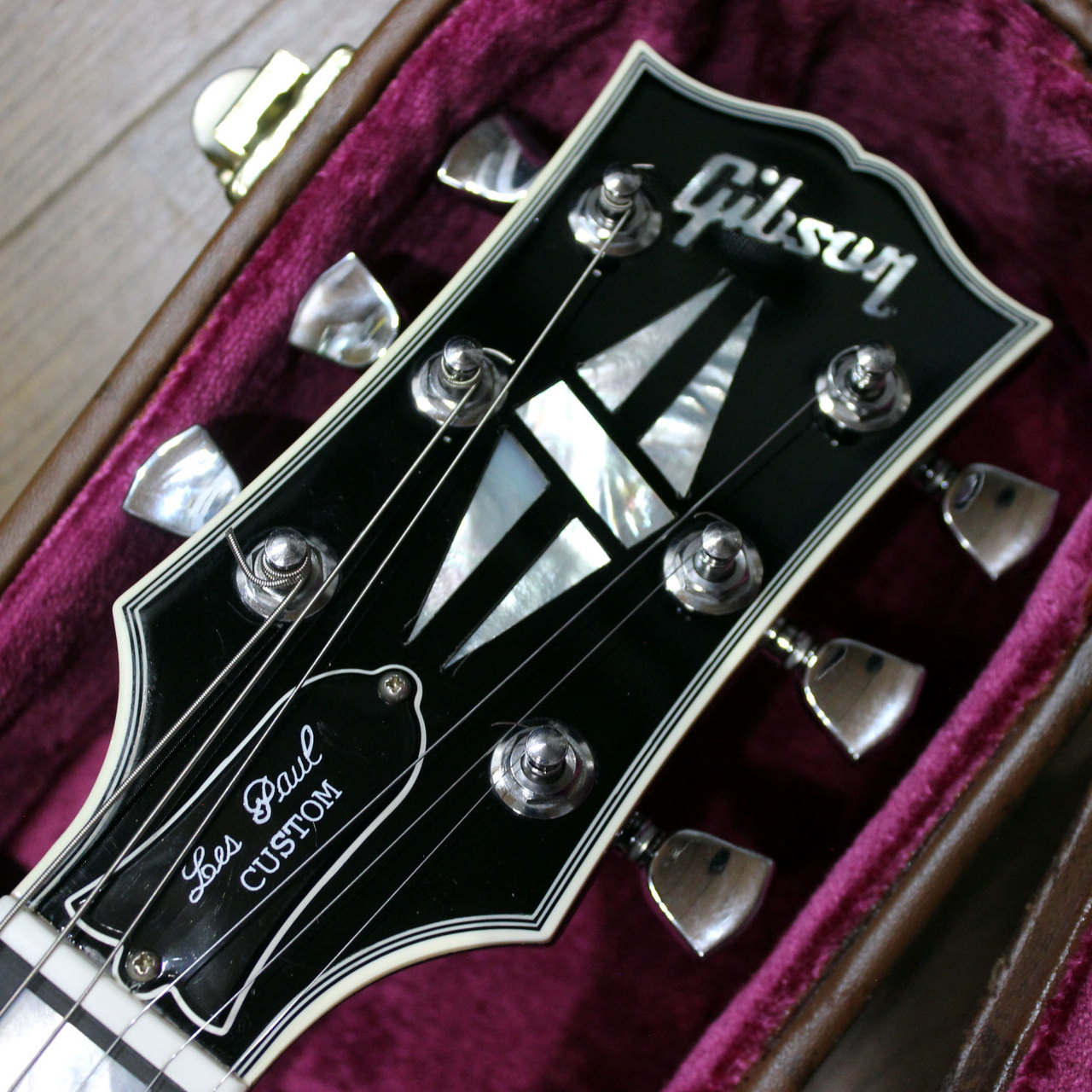 Gibson Custom Shop Les Paul Custom Silver Burst Gloss Finish 2016