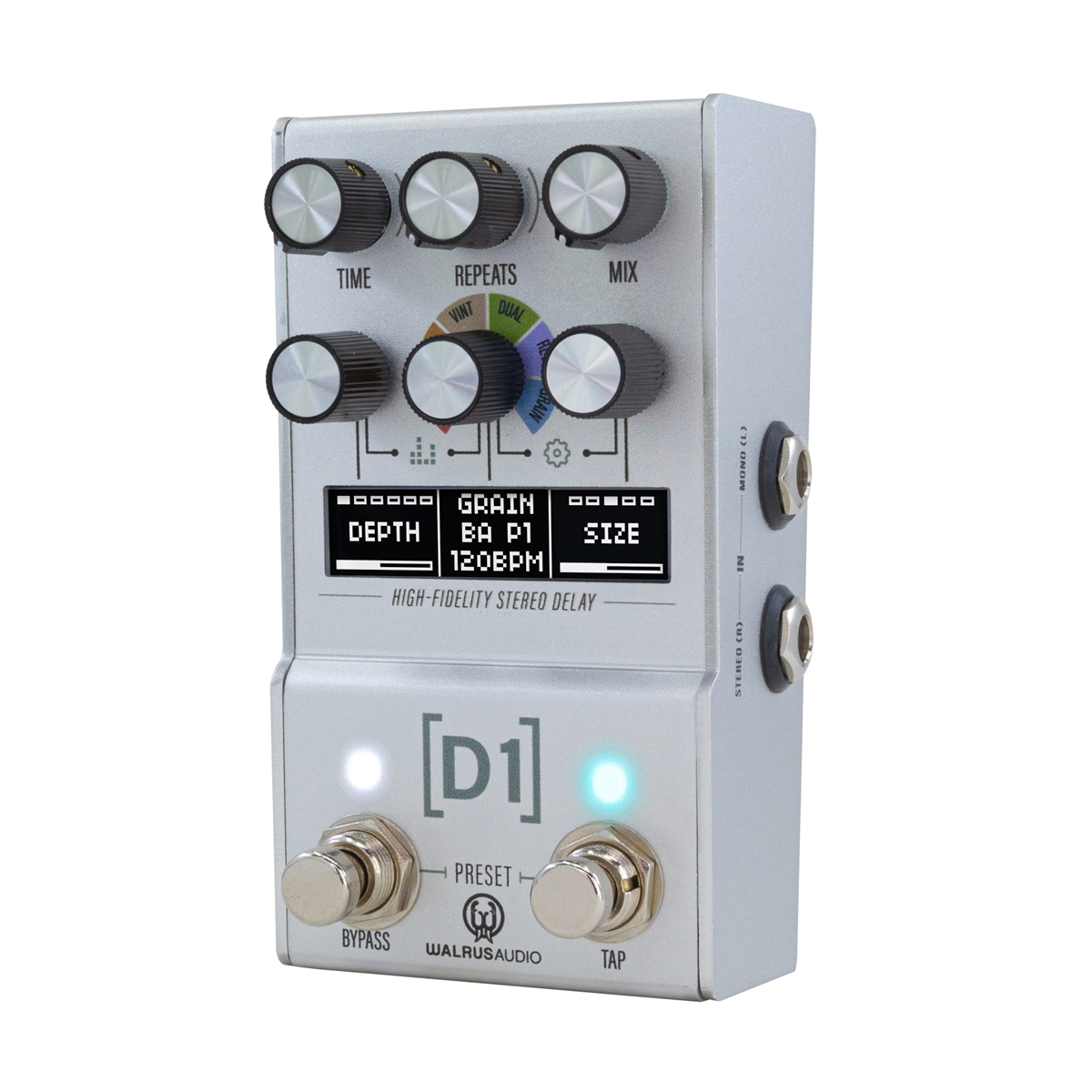 Warlus Audio D1 High-Fidelity Delay ディレイ 取扱終了】MAKO Series: D1 V2 High-Fidelity Delay | WALRUS AUDIO