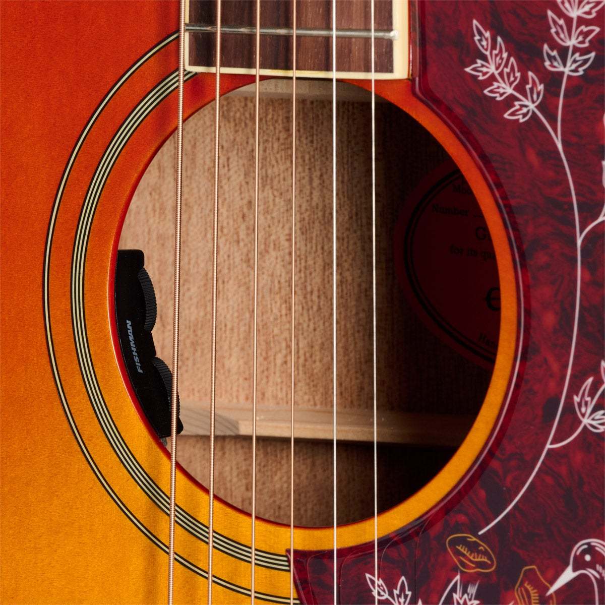 Epiphone Inspired by Gibson Hummingbird Standard Cherry Sunburst