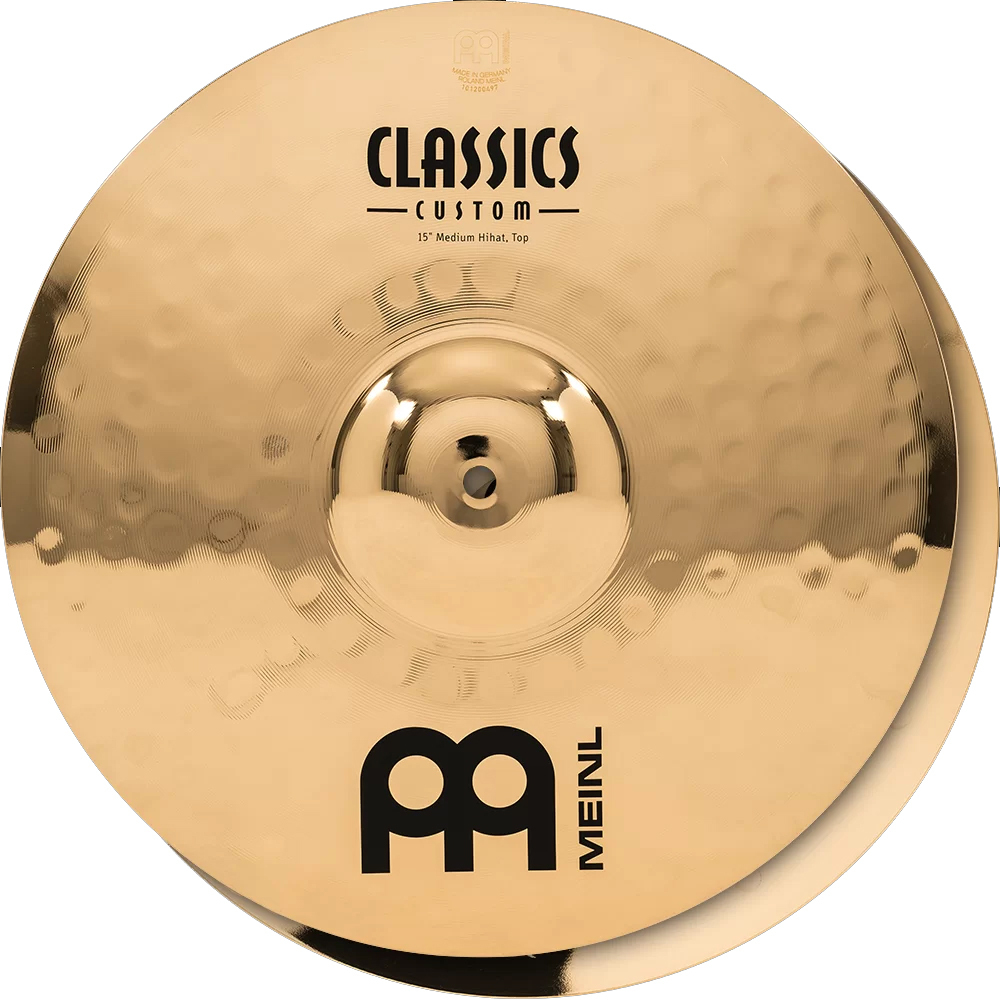 Meinl Classics Custom Brilliant 15" Medium Hihats CC15MH-B