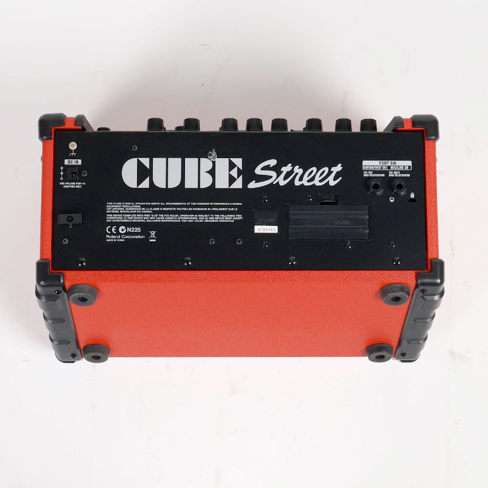 Roland CUBE Street ステレオアンプ Red PSB-100 Roland CUBE Street Red Battery-Powered Stereo Amplifier [CUBE-ST