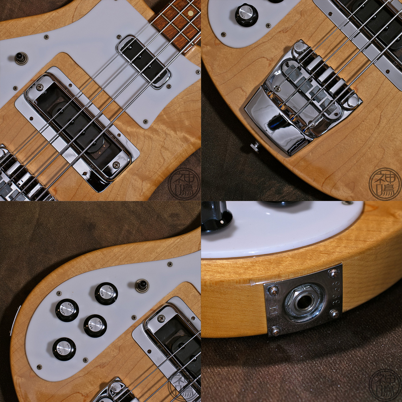 Rickenbacker 4001S Lefty【Mapleglo/1980年製】 （ビンテージ/送料無料）【楽器検索デジマート】