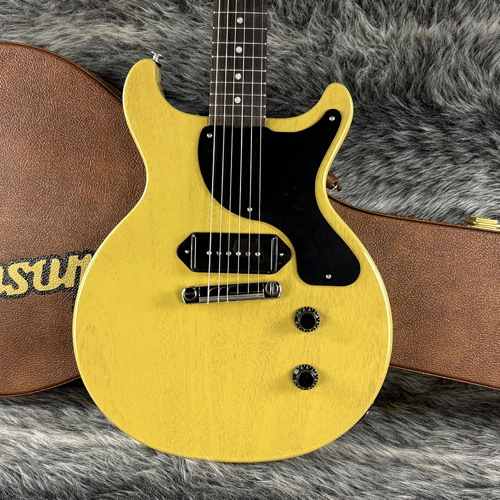 レスポールJr ダブルカッタウェイ　エレキギター　TVイエロー Gibson Les Paul Junior Double Cutaway TV Yellow（新品/送料無料