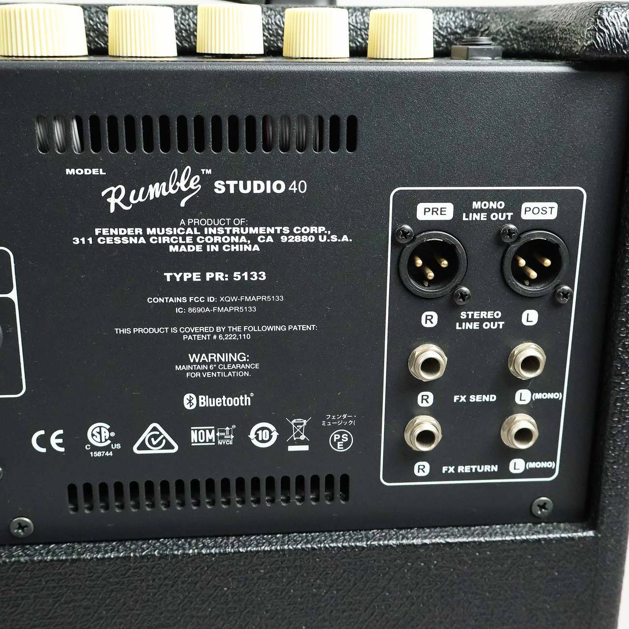Fender Rumble Studio 40 ベースアンプ 動作確認済 Fender Rumble Studio 40 ベースアンプ 動作確認済 Rumble™ Studio 40