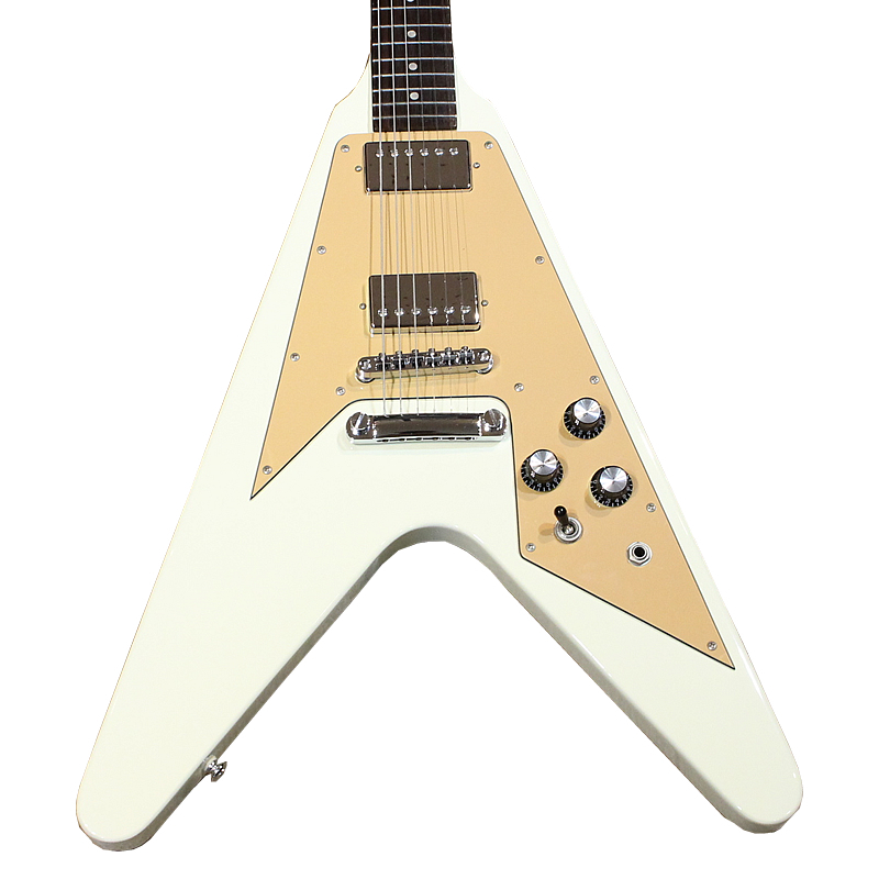 ♪GrassRoots G-FV-58 Vintage White グラスルーツ フライングVタイプ