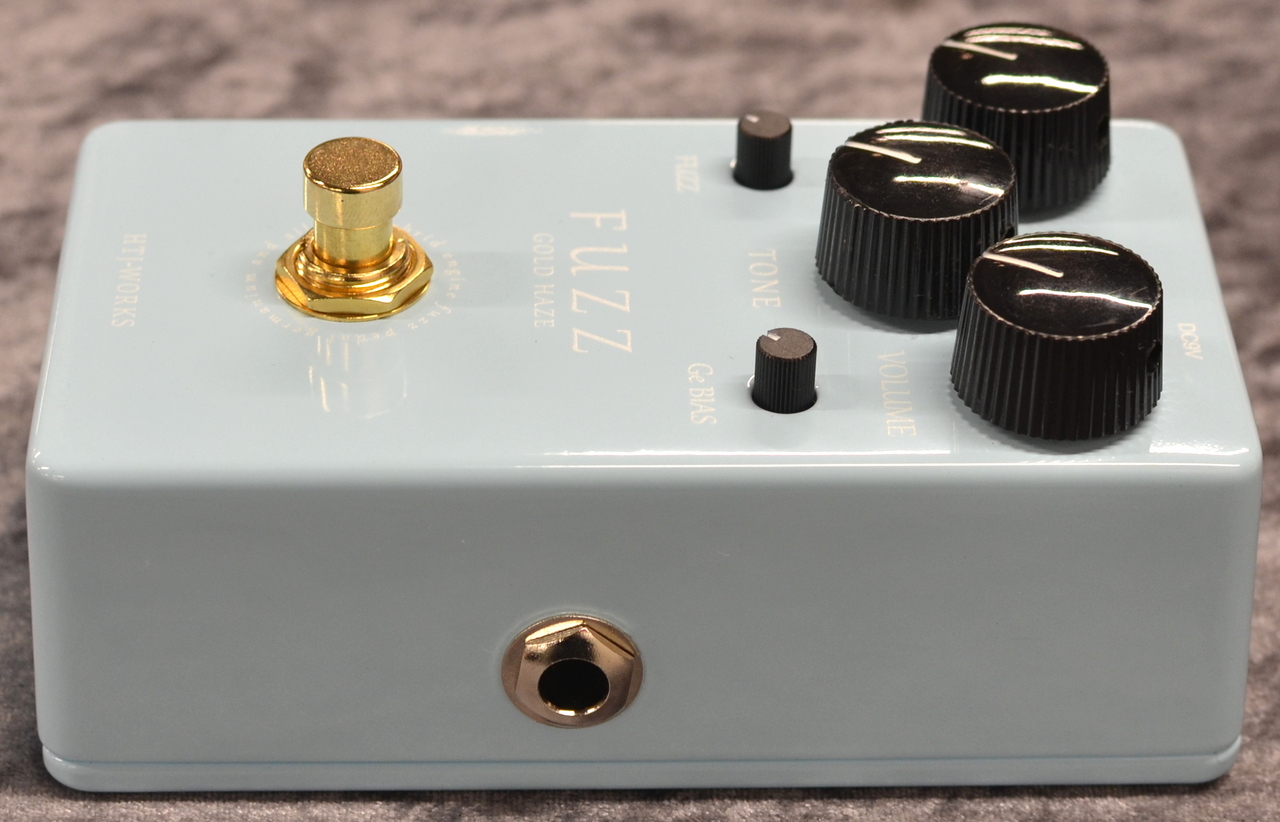 HTJ-WORKS GOLD HAZE FUZZ -Gelmanium & Silicon engine ～Light Blue