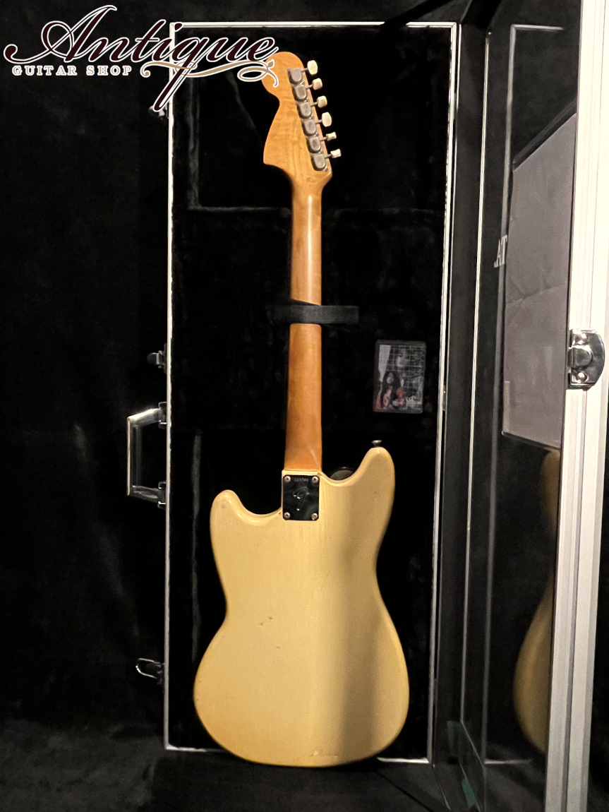Fender Mustang 1965-66年製 White /Figured Neck & Slab Rosewood w