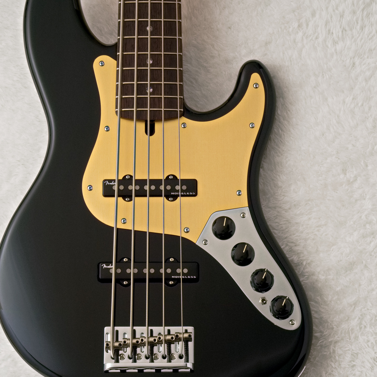 Fender MIJ ARTIST DELUXE JAZZ BASS V KAZUKI ARAI EDITION Black
