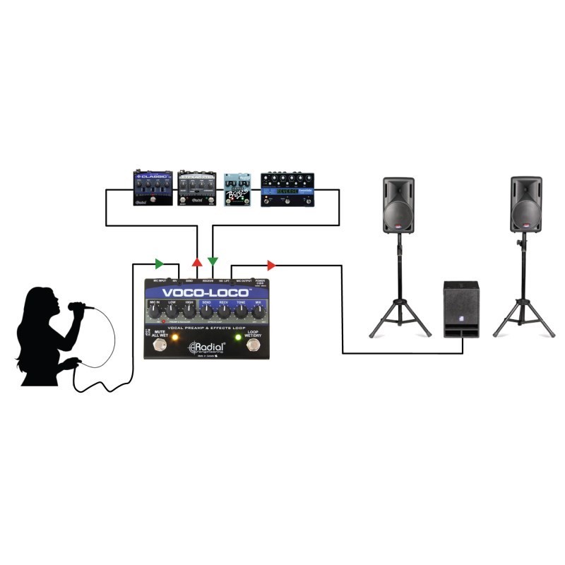 Radial VOCO-LOCO【お取り寄せ商品】（新品）【楽器検索デジマート】