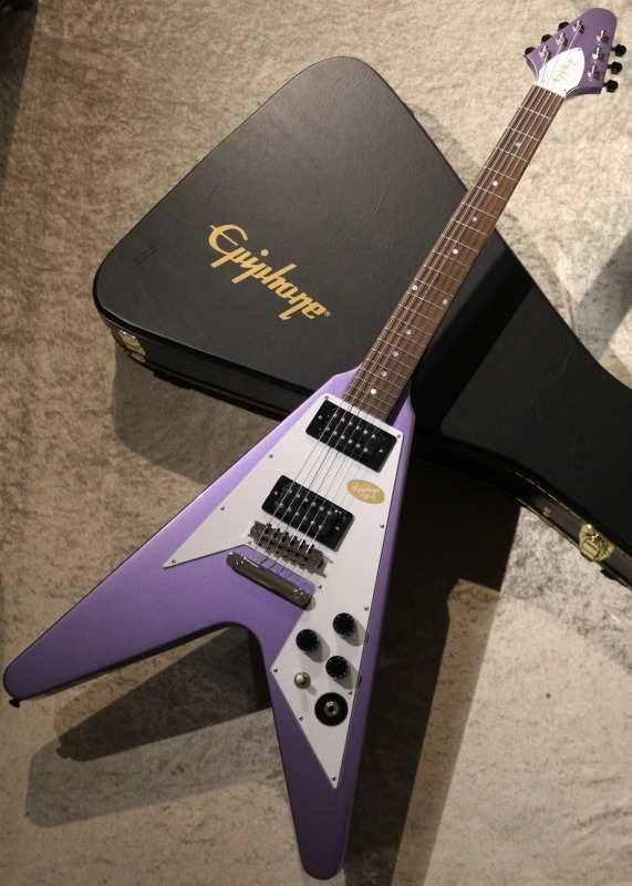 Epiphone Kirk Hammett 1979 Flying V ~Purple Metallic~ #23061521629