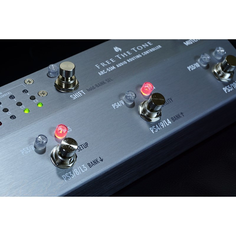 Free The Tone ARC-53M AUDIO ROUTING CONTROLLER 【SILVER COLOR