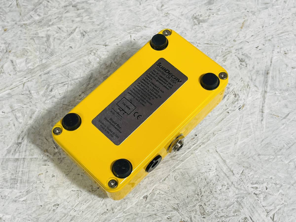 Subdecay Stupid Box エフェクター USA