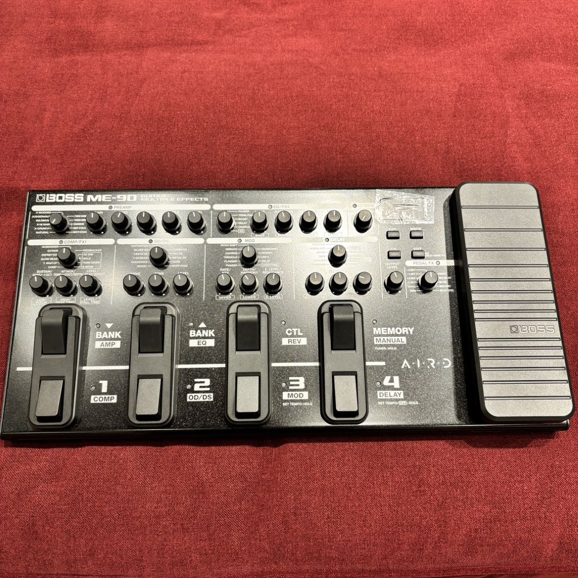 【美品】 BOSS ME90 マルチェ フェクター 箱付き BOSS ME-90 ギターマルチエフェクター 本体 BOSS ME-90-WH マルチ