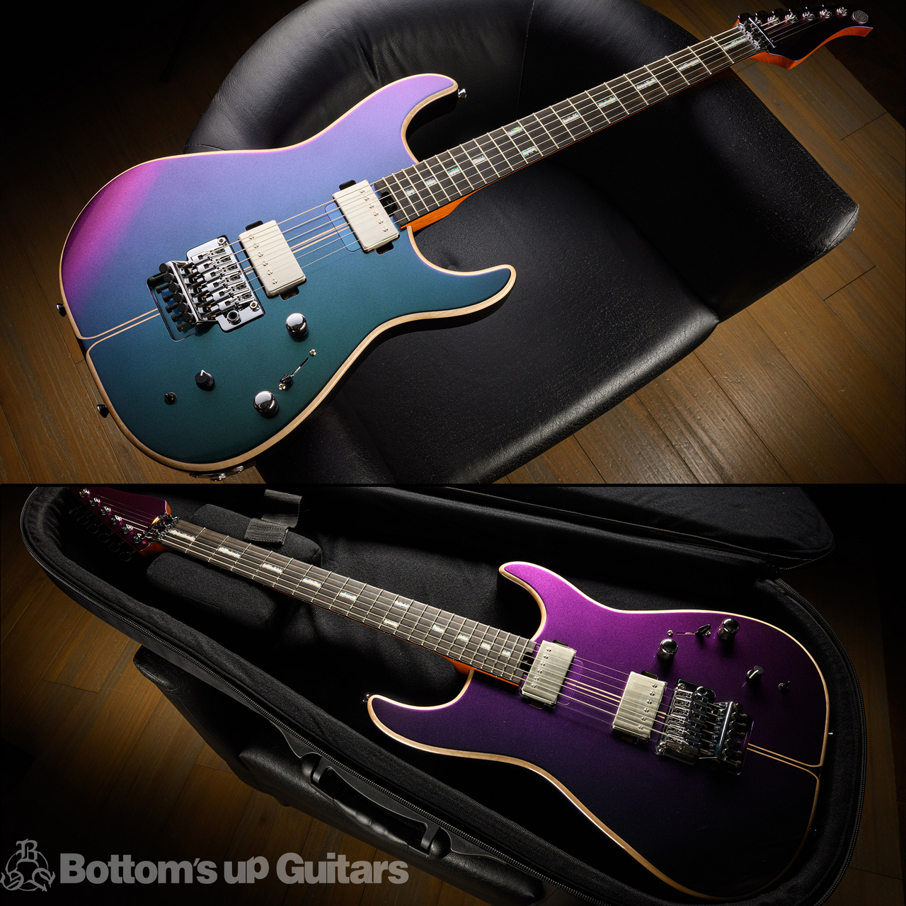 Kz Guitar Works Kz Versa 2H3 Custom Locking Tremolo - "Vega" Color Shift - 【B.U.G. 스페셜 오더 모델!】