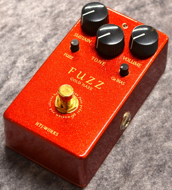 HTJ-WORKS GOLD HAZE FUZZ -Gelmanium & Silicon engine ～Candy Red
