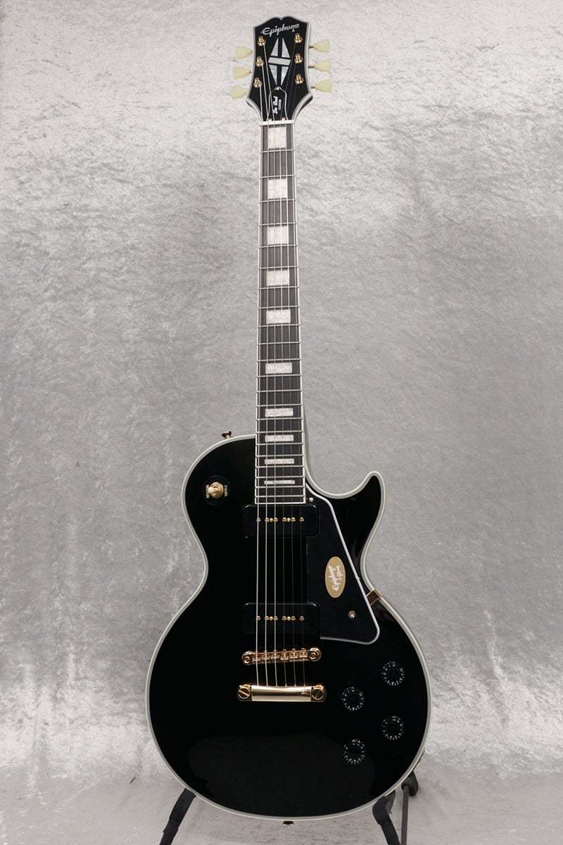 Epiphone Inspired by Gibson Les Paul Custom P-90 Ebony【新宿