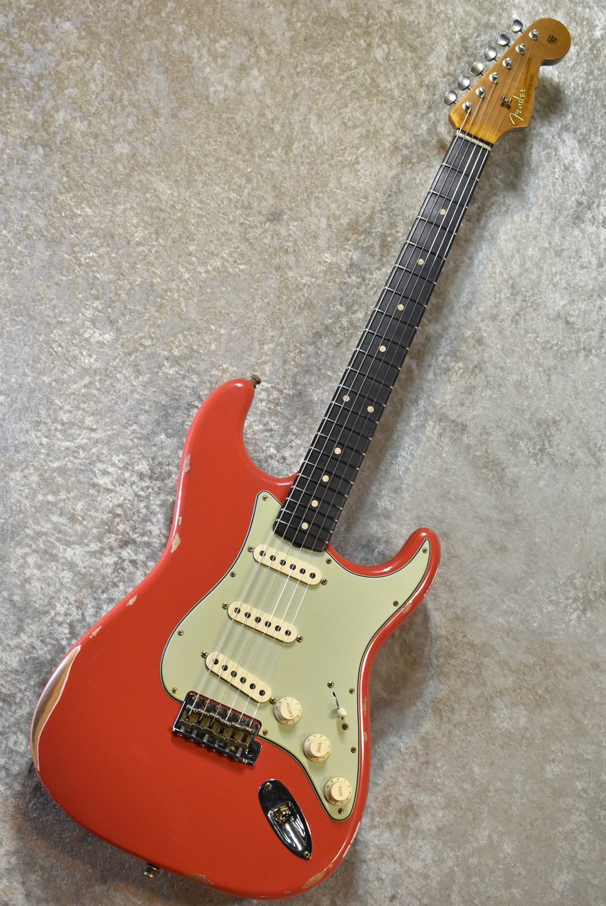 Fender Custom Shop 1963 Stratocaster Relic Aged Fiesta Red R141994