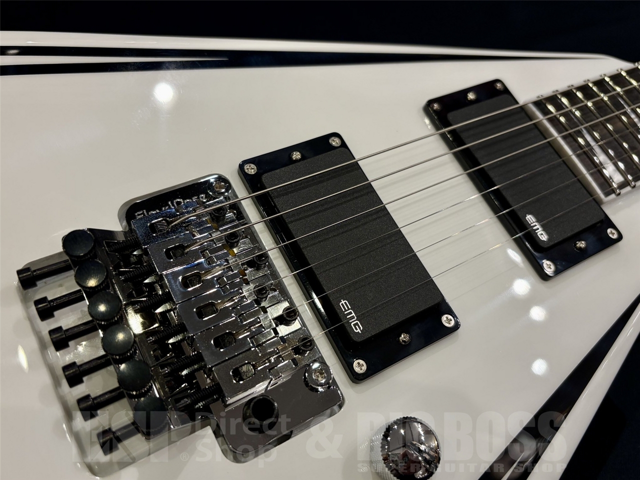 E-II SV / White w/Black Stripes（新品/送料無料）【楽器検索デジマート】
