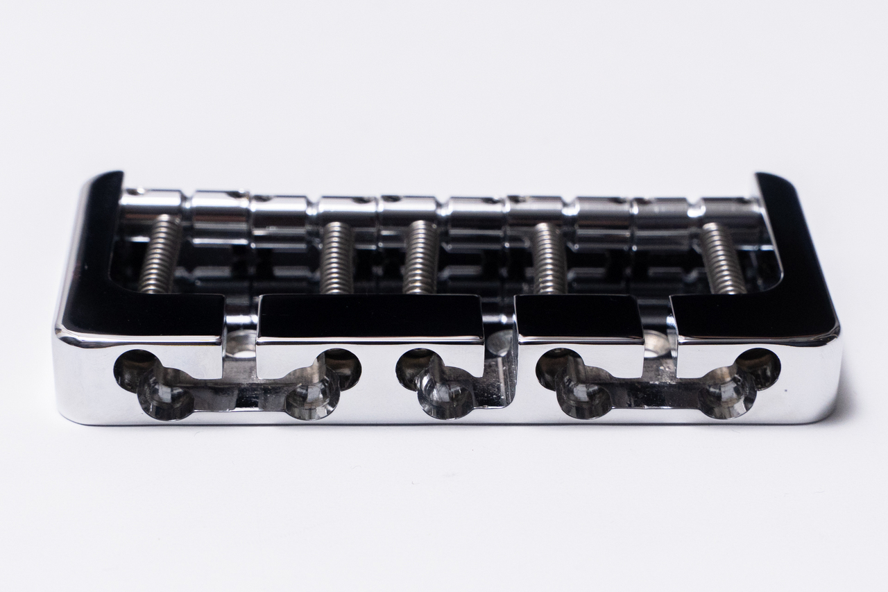 HIPSHOT 5 String B Style Bass Bridge Chrome .708 Aluminum【GIB横浜