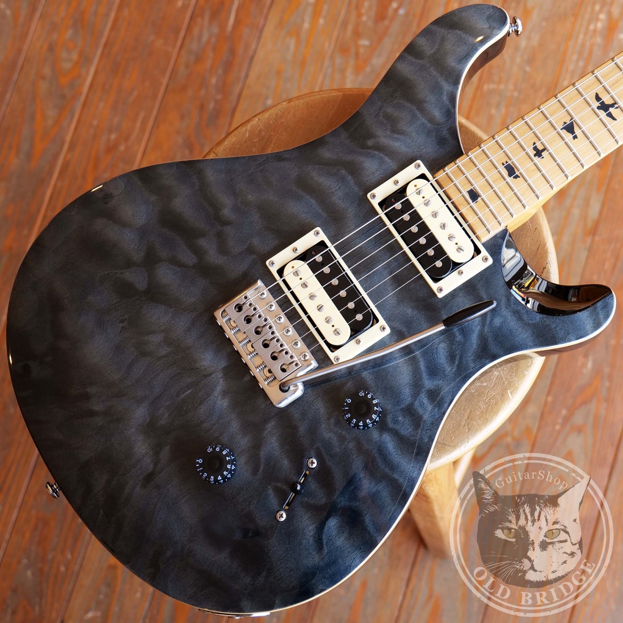 PRS SE custom24 ローステッドメイプルネック トランパスグリーン ...