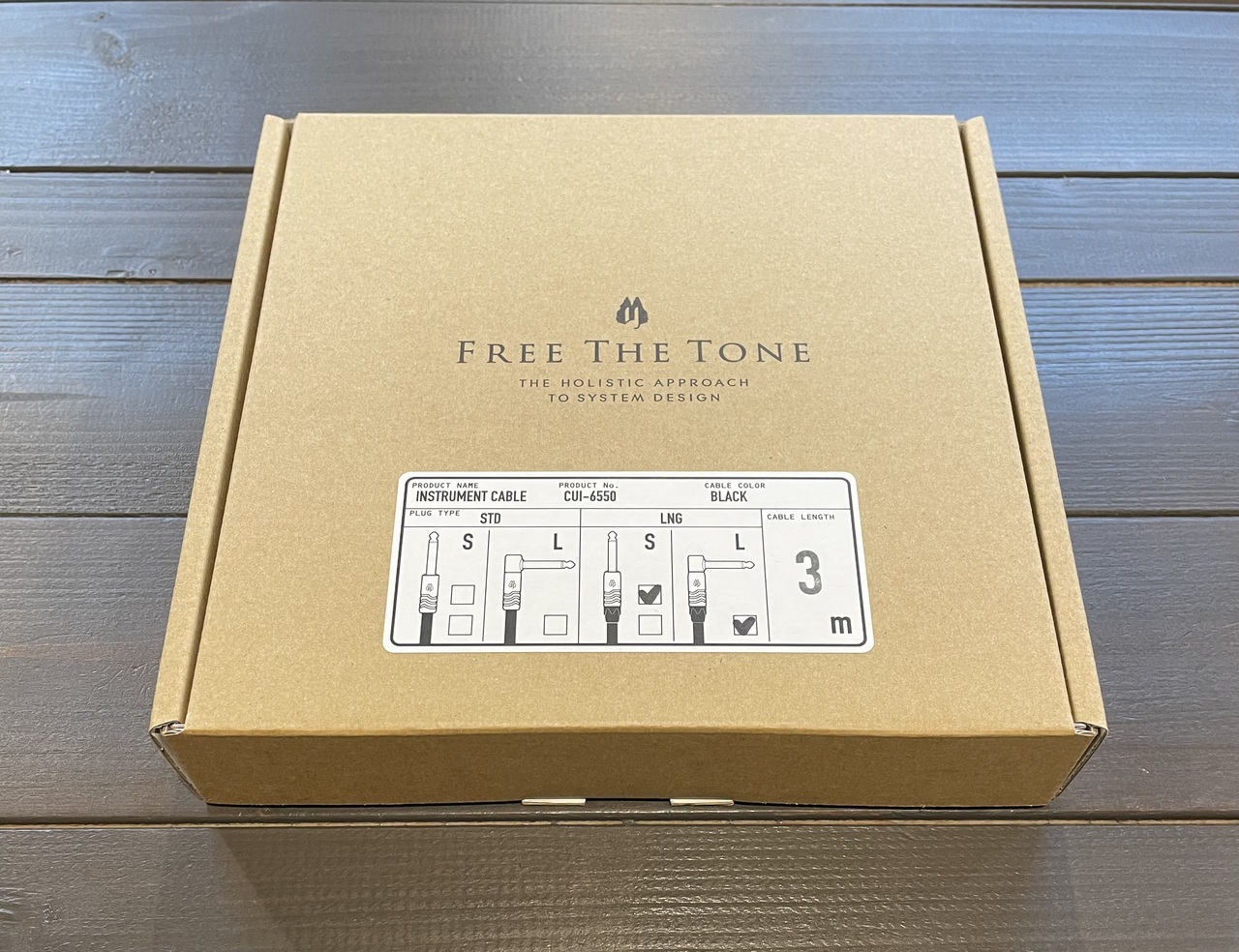 Free The Tone INSTRUMENT CABLE CUI-6550LNG S/L 3.0m（新品）【楽器 