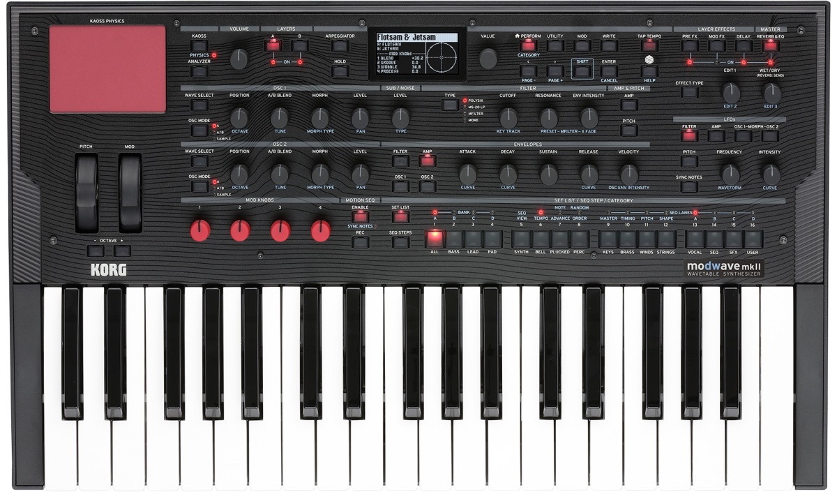 KORG modwave mk II - WAVETABLE SYNTHESIZER（新品/送料無料）【楽器