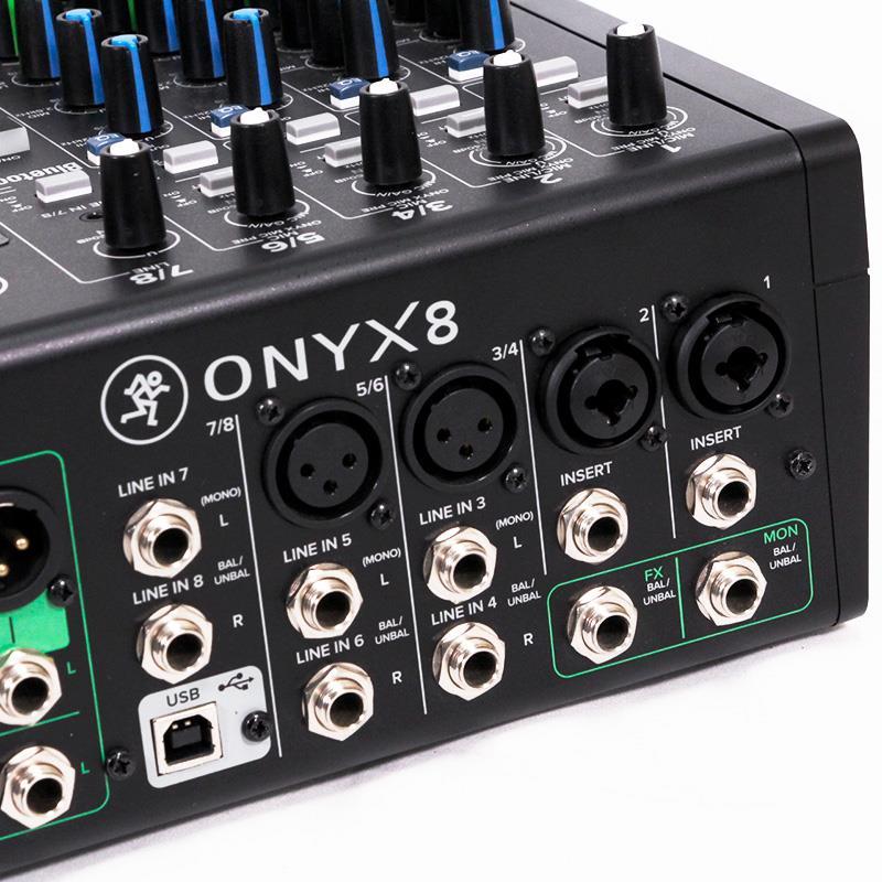 美品 MACKIE MIX8 アナログミキサー コンパクトモデル 8ch Mackie Mix8 8-Channel Compact Mixer