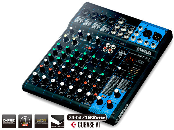 YAMAHA MG10XU アナログミキサー 10ch エフェクト USB【新生活応援