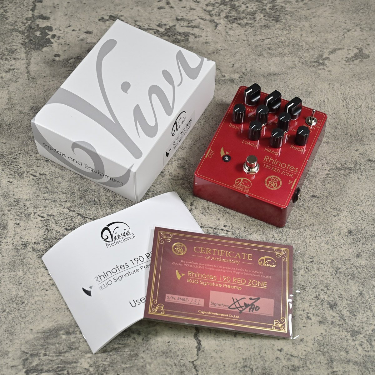 Vivie Rhinotes 190 Red Zone IKUOモデル ベースオーバー