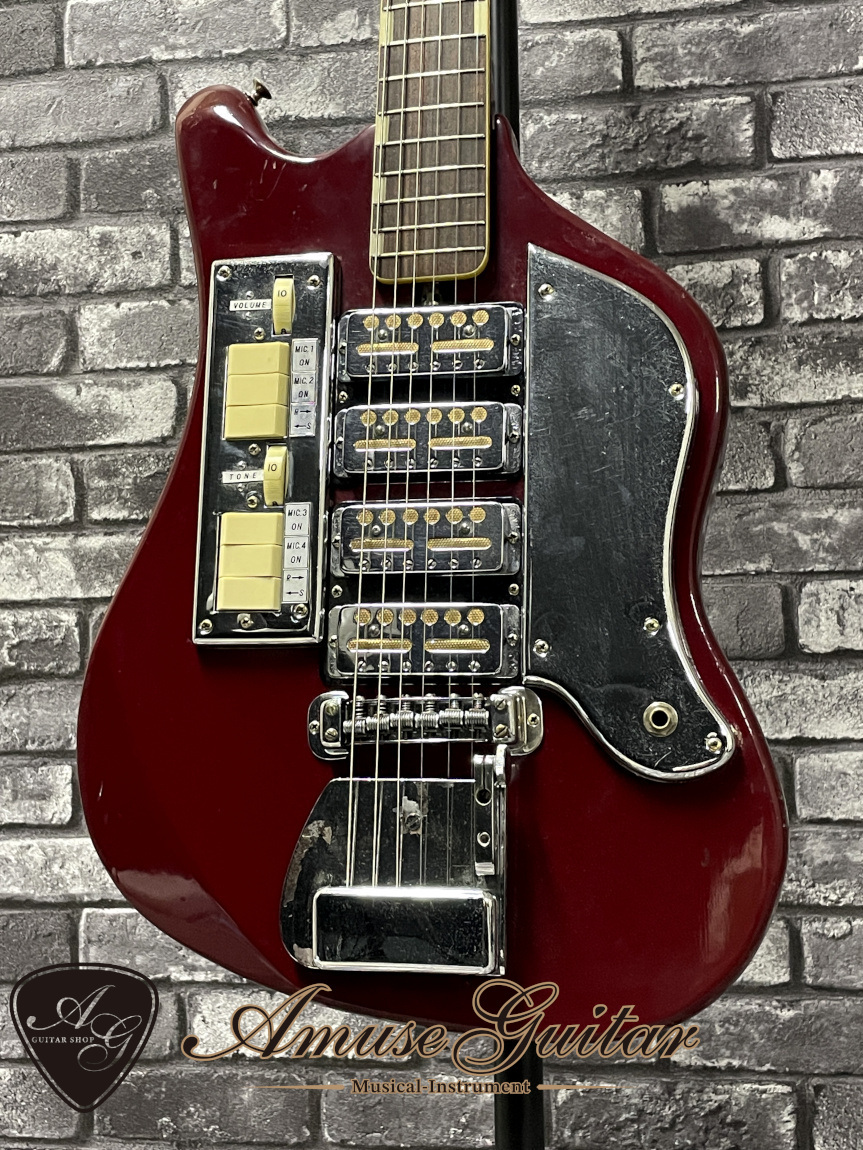 Teisco SS-4L # DARK RED 1960年代製【FUJIFABRIC YAMAUCHI'S GEAR】