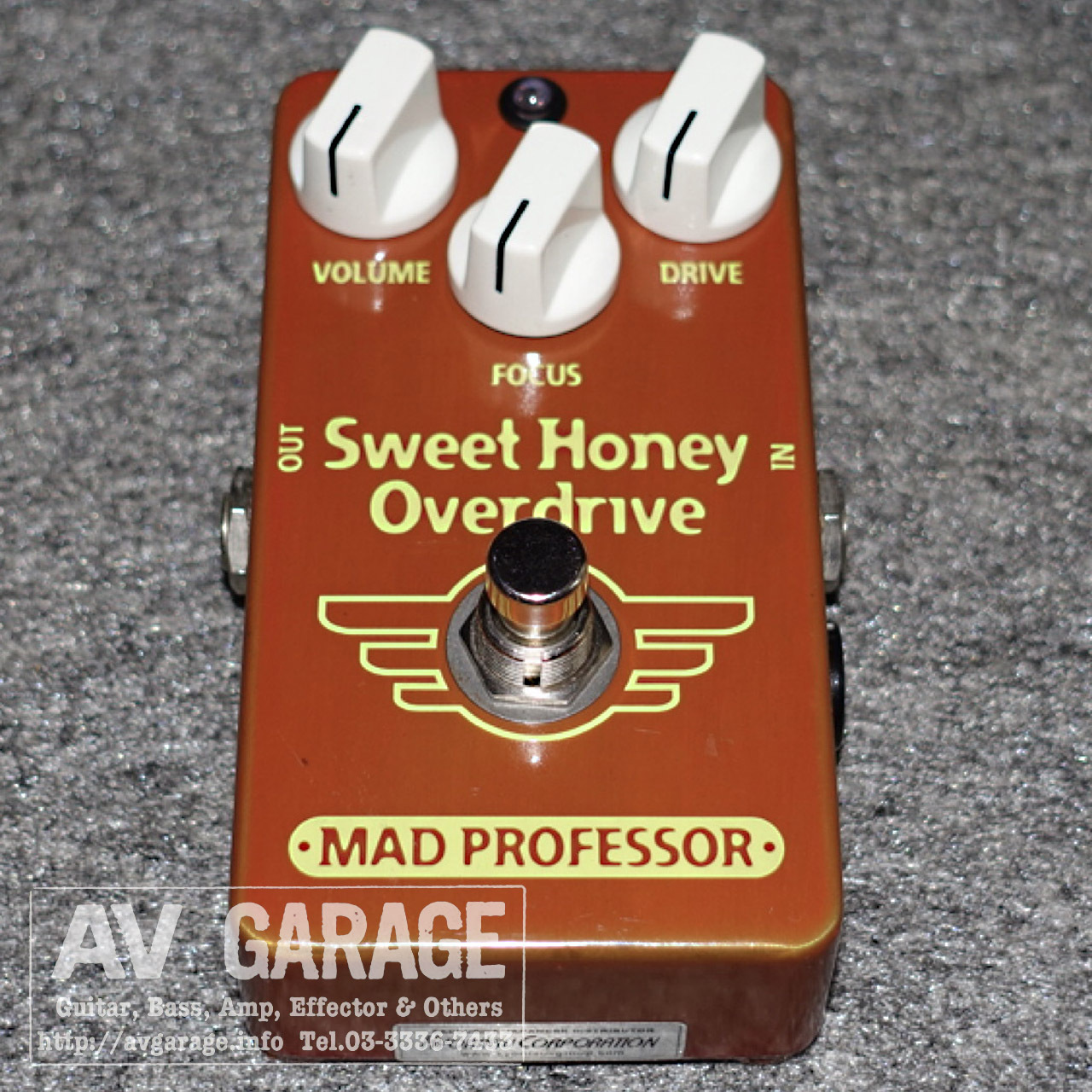 MAD PROFESSOR Sweet Honey Overdrive【BJFハンドワイヤード版】（中古
