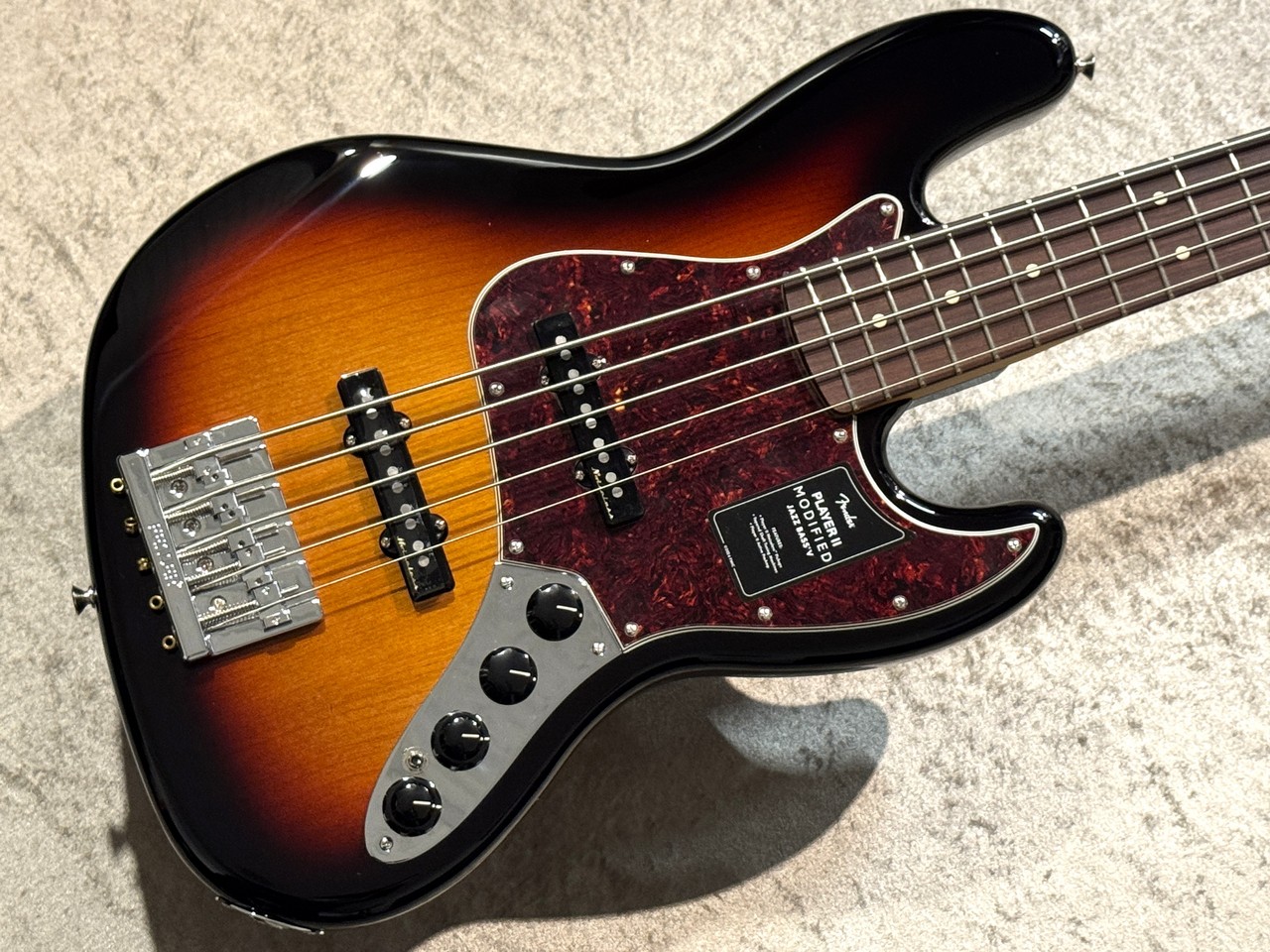 Fender Player II Modified Active Jazz Bass V -3 Color Sunburst