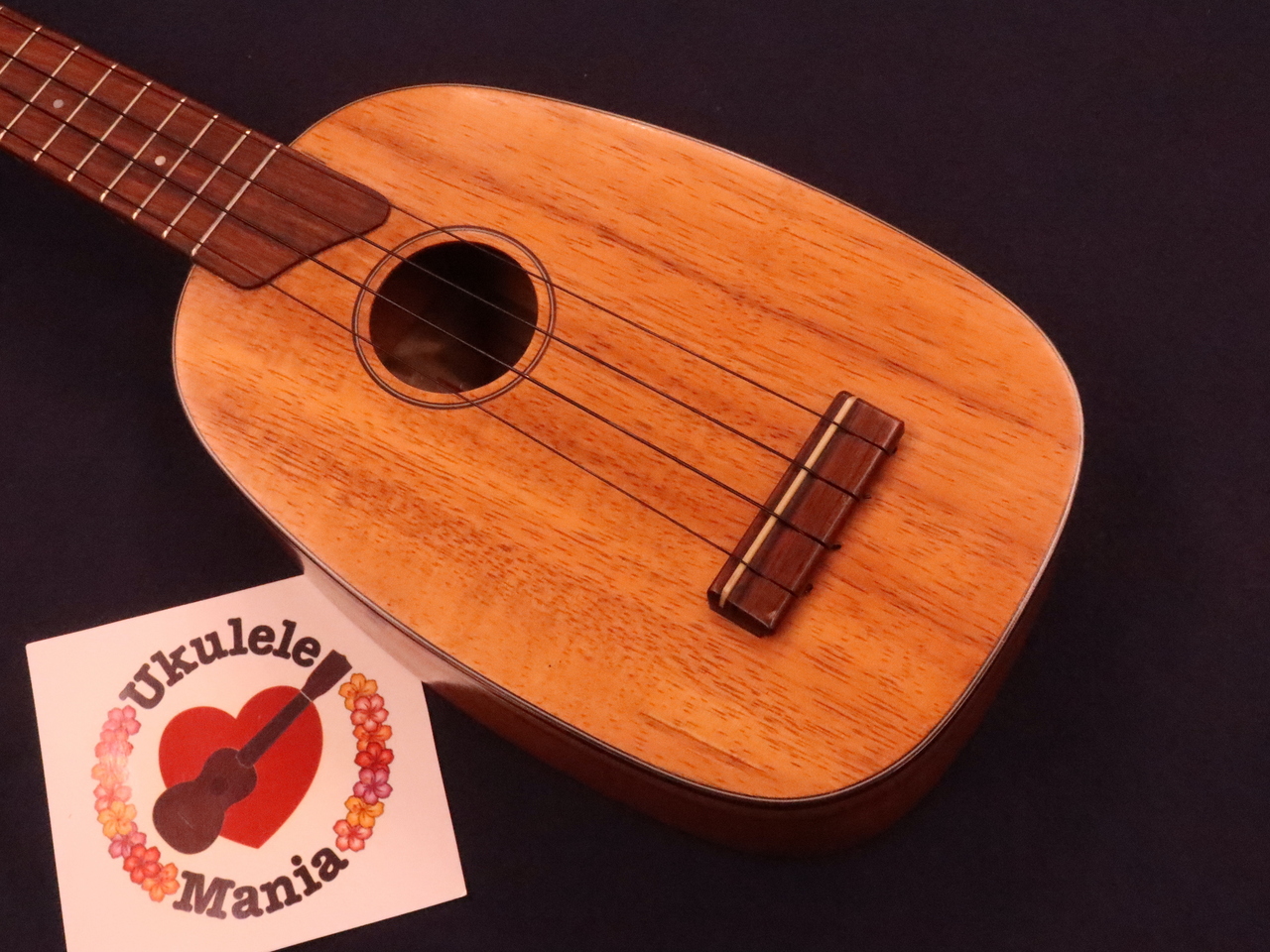 Kamaka Gold Label Deluxe Koa Pineapple Soprano with Tortoise Binding Ukulele  #5341（ビンテージ）【楽器検索デジマート】