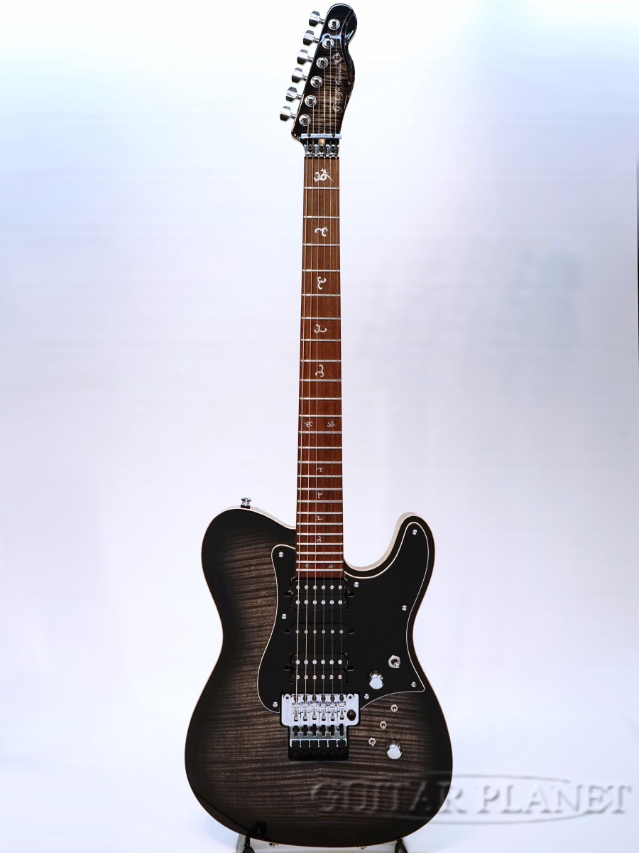 G-Life Guitars Cross Edge FMT/Ash -Black Morion Burst
