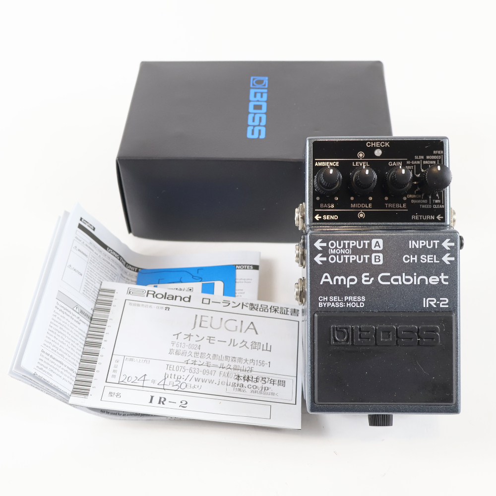BOSS 【中古】 BOSS ボス IR-2 Amp & Cabinet プリアンプ キャビネット