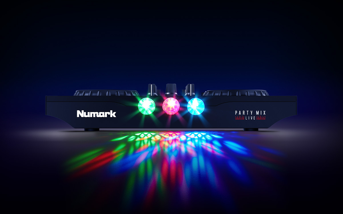 Numark Party Mix Live DJ Controller Bundle With Professional
