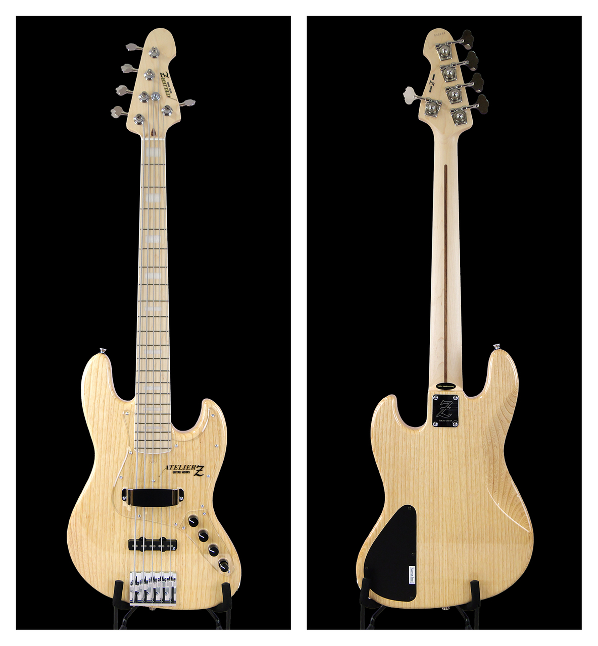 Atelier Z エレキベース ナチュラル　M265 ATELIER Z M265 / SS /M Natural 5 Strings Model入荷！｜島村