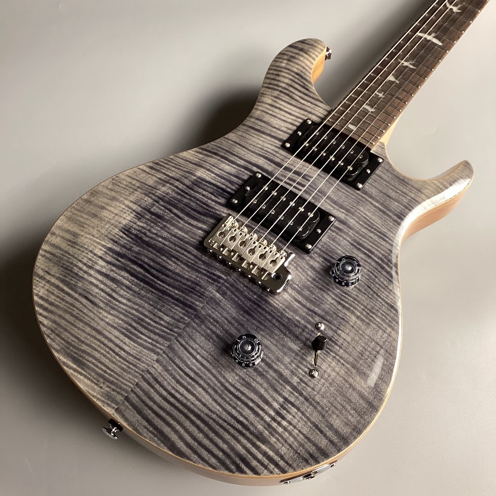 PRS Custom 24 エレキギター グレー Paul Reed Smith Custom 24 | Piezo Burnt Maple | PRS SE Custom 24