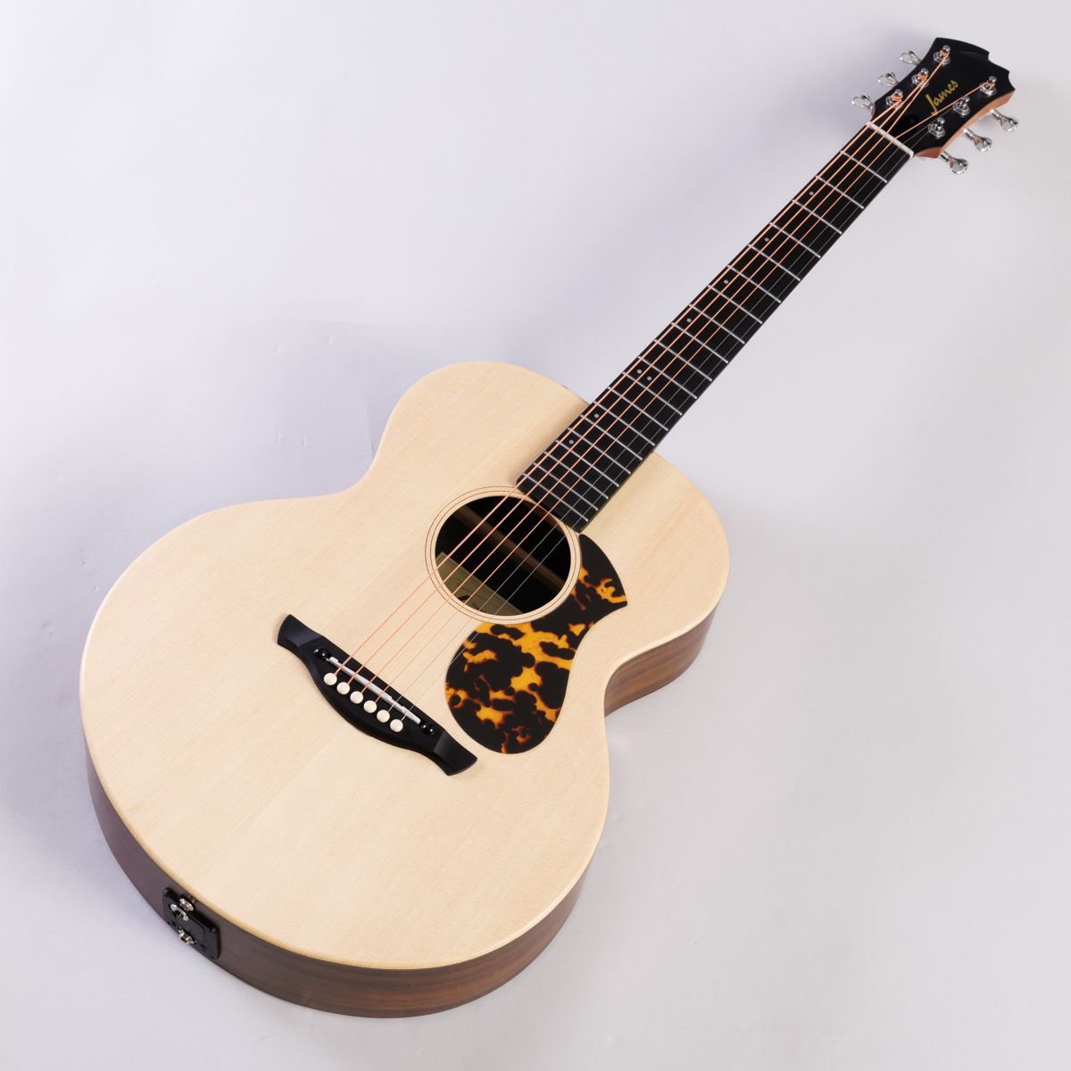 James J-300AIICompact シースルーホワイト ミニギター 597mm