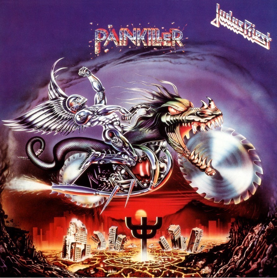 LOUD EYEWEAR Judas Priest 「PAINKILLER」 大判メガネ拭き