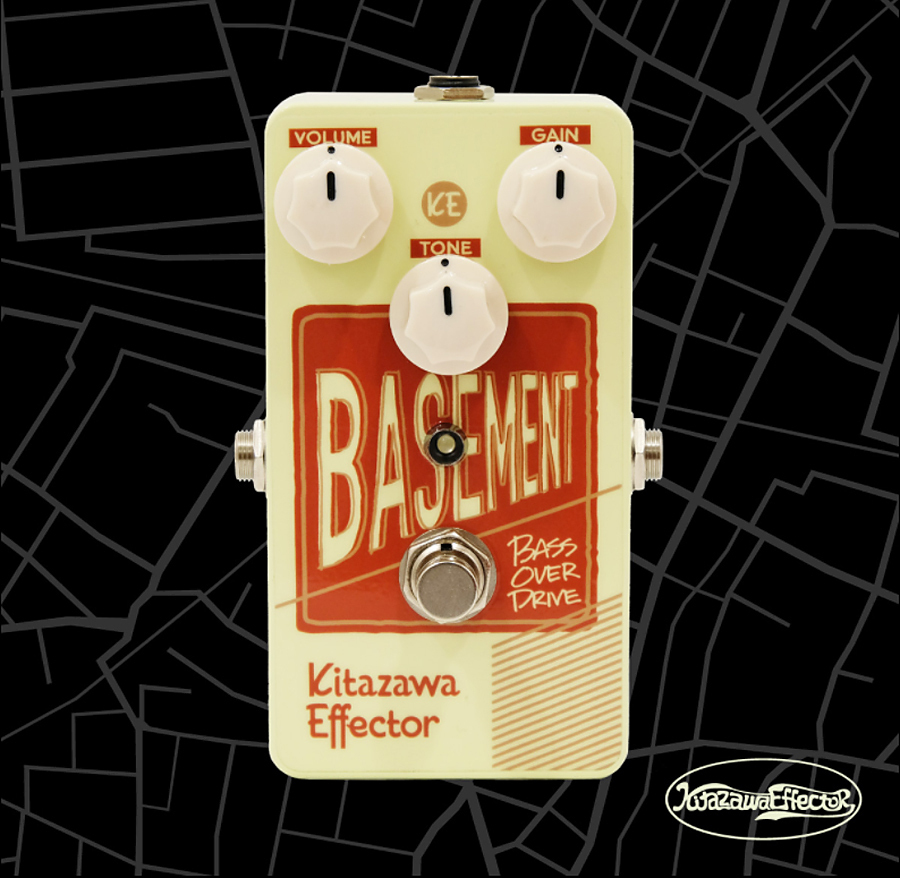Kitazawa Effector BASEMENT BassOverDrive《ベース用オーバードライブ 