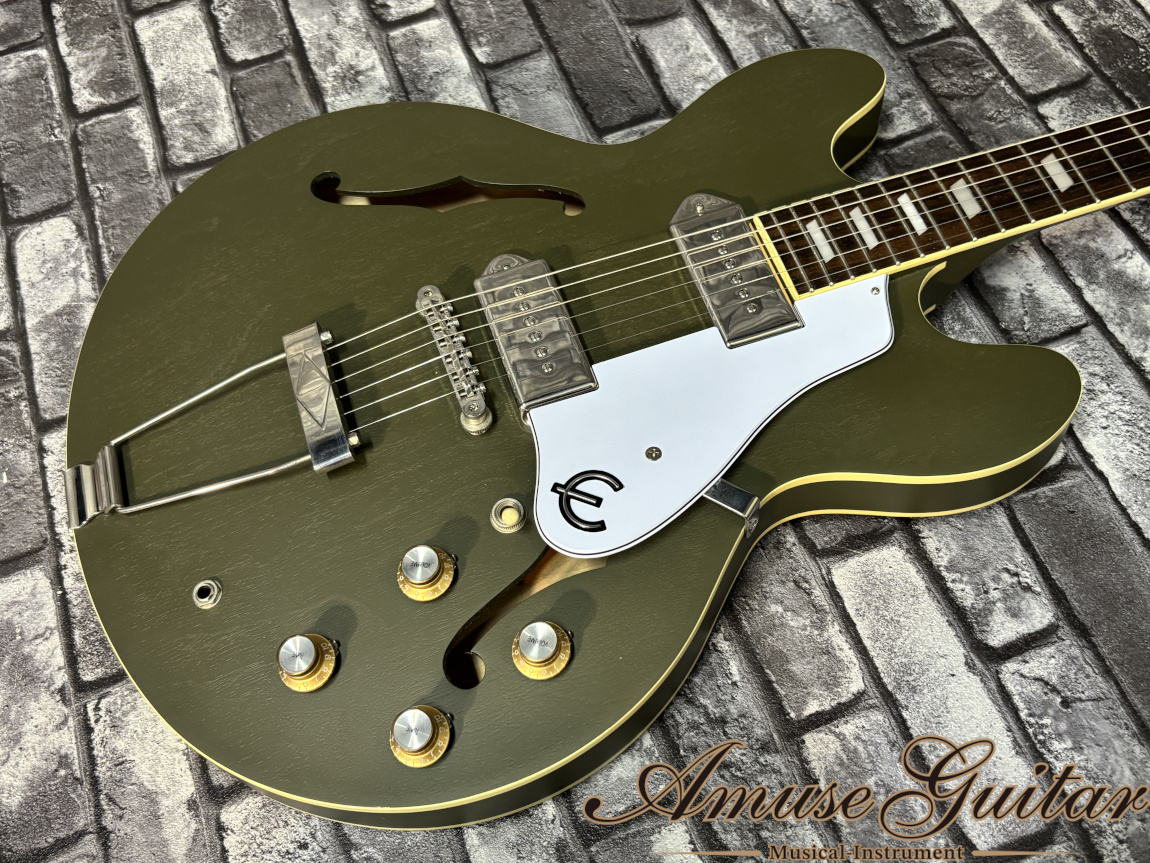 Epiphone Casino # Worn Olive Drab 2021年製 w/Original Soft